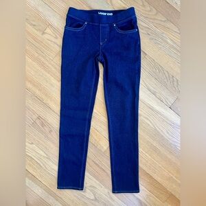 Lands' End Dark Blue Denim Jeggings size 8 kids
